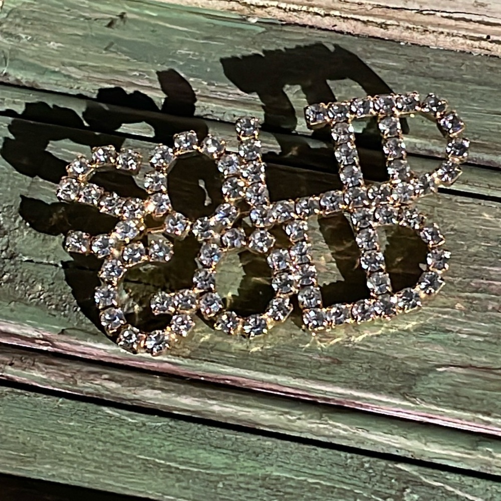 “Solid Gold” Brooch - image 1